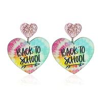 Teacher Earrings for Women Last Day of School Graduation Dangle Earrings Teacher Appreciation Gifts from Student Graduation Gifts, Metal, No Gemstone