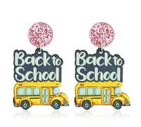 Teacher Earrings for Women Last Day of School Graduation Dangle Earrings Teacher Appreciation Gifts from Student Graduation Gifts, Metal, No Gemstone