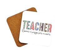 Teacher End of Term Leaving Gifts, Coffee Drinks Coaster For The Best Tutor Mentor Classroom Assistant, Thank You Appreciation Presents 043