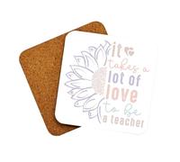 Teacher End of Term Leaving Gifts, Coffee Drinks Coaster For The Best Tutor Mentor Classroom Assistant, Thank You Appreciation Presents 017