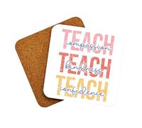 Teacher End of Term Leaving Gifts, Coffee Drinks Coaster For The Best Tutor Mentor Classroom Assistant, Thank You Appreciation Presents 029