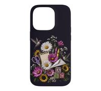 Teacher Floral Hummingbird School Supplies Daisy Case for iPhone 14 Pro