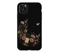 Teacher Floral Hummingbird School Supplies Paper Case for iPhone 11 Pro Max