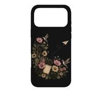 Teacher Floral Hummingbird School Supplies Paper Case for iPhone 17 Pro Max