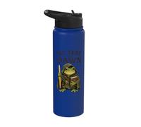 Teacher Frog We Test At Dawn Test Day Coordinator Final Exam Stainless Steel Insulated Water Bottle
