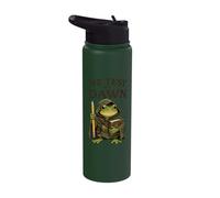 Teacher Frog We Test At Dawn Test Day Coordinator Final Exam Stainless Steel Insulated Water Bottle