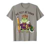Teacher Frog We Test At Dawn Test Day Coordinator Final Exam T-Shirt