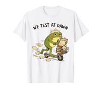 Teacher Frog We Test At Dawn Test Day Coordinator Final Exam T-Shirt