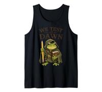 Teacher Frog We Test At Dawn Test Day Coordinator Final Exam Tank Top