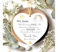 Teacher Gift, Personalised Teacher Thank You Gift, Tutor, Appreciation, End of Term, School Leaver, End of School Gift, Behind every child