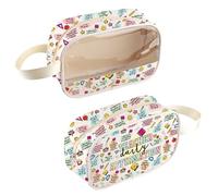 Teacher Gift Teacher Daily Affirmation Clear Cosmetic Bag Teacher Thank You Gift End of School Gift (Teacher DailyBag)