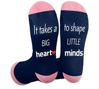 Teacher Gifts,Best Small Appreciation International Womens Day Funny Leaving Thank You Bestie Inspirational Special Christmas Personalised Gifts for Head Teachers Assistant Colleagues,Cosy Socks