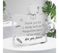 Teacher Gifts for Teachers Thank You Personalised Women for Men Leaving Gifts End of the Year for Head Teachers Assistant Retirement Presents Ideas Christmas Acrylic Block Puzzle
