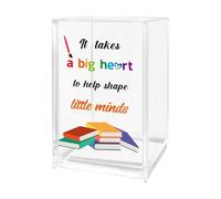 Teacher Gifts for Women Men Appreciation Gifts Preschool Teachers' Gift Bulk Thank-you Teacher Pen Holder for Office School Home Keep Desk Tidy Birthday Greeting Valentine's Day Christmas Women's Day