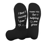 Teacher Gifts for Women Men Personalised Socks Thank You Gifts for Teacher from Students Gift for Teachers End of the Year Maths Chemistry Nursery PE English History Geography Teachers Christmas