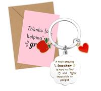Teacher Gifts For Women Men Thank You Teachers Gifts Keyring Appreciation End Of The Year Leaving Inspirational Keychain Gift From Student For Nursery Male Assistant Head Teacher Birthday Presents