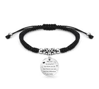 Teacher Gifts for Women,Personalised Thank You Teacher Gifts for Teachers Leaving Gift End of The Year Retirement Assistant Headteacher Appreciation Graduation Unique Braided Bracelet Valentines
