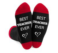 Teacher Gifts,Teacher End of The Year Thank You Leaving Retirement End of Term Christmas Xmas Valentines Funny Graduation Appreciation Unique Assistant Gifts for Women for Teachers Socks Gift Ideas