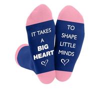 Teacher Gifts,Teacher End of The Year Thank You Leaving Retirement Funny End of Term Christmas Xmas Valentines Graduation Appreciation Unique Assistant Gifts for Women for Teachers Socks Gift Ideas