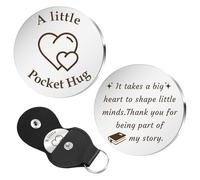 Teacher Gifts, Teacher Gifts for Women, Teacher Thank You Gift, Teacher Presents Appreciation Gifts, Teacher Leaving Gifts, Teacher Colleague Retirement Gifts, End of Year Teacher Gifts Pocket Hug