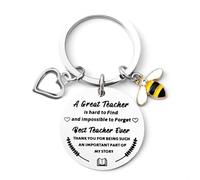 Teacher Gifts,Teacher Keyring,Thank You Gifts,Back to School End of the Year Halloween Christmas Thanksgiving Gift for Teachers,Dance Science Headteacher Math Preschool Daycare Music Assistant Present