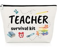 Teacher Gifts,Thank You Teacher Gifts,Gifts for Teachers,Makeup Bag for Women Teacher Survival Kit Best Teacher Gifts Nursery Teacher Thank You Gifts Chemistry Teacher Gifts Maths Teacher Gifts