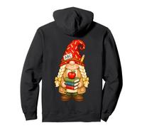 Teacher Gnome Back To School Books Educator Teach Pullover Hoodie