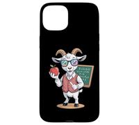 Teacher Goat Math X Plus 2 Blackboard Apple Case for iPhone 15 Plus