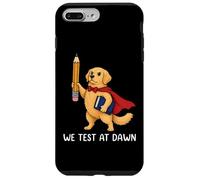 Teacher Golden Retriever We Test At Dawn Test Day Final Exam Case for iPhone 7 Plus/8 Plus