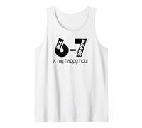 Teacher Haunted by 6 7 What is 67 Sayings 6-7 Reading Happy Tank Top