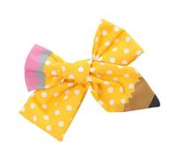 Teacher Headband - Cloth Headband | Yellow Pencil Headwear, Excellent Quality Cute Pencil Headwear, Cute Bow Hair Clips for School Kindergarten