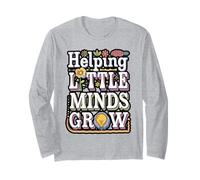 Teacher Helping Little Minds Bloom Long Sleeve T-Shirt