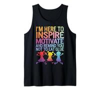 Teacher I’M Here to Inspire, and Remind You Not to Eat Glue Tank Top