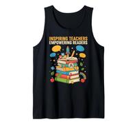 Teacher Inspiring Teachers Empowering Readers Cool Phonics Tank Top