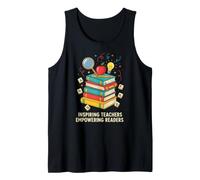 Teacher Inspiring Teachers Empowering Readers Womans Phonics Tank Top