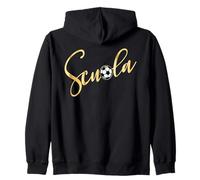 TEACHER ITALY BACK TO SCHOOL SOCCER ITALIAN KIDS SCHOOL Zip Hoodie
