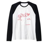 Teacher Just A Girl Who Loves Being A Teacher Raglan Baseball Tee