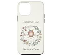 Teacher Leading with Love Shaping the Future Apple Floral Case for iPhone 12 mini