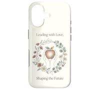 Teacher Leading with Love Shaping the Future Apple Floral Case for iPhone 17