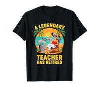Teacher Legend Has Retired 2025 Happy Retirement Party Women T-Shirt