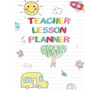 Teacher Lesson Planner: Flexible Weekly and Monthly Agenda (Undated) & Record Book For Class Organization and Planning
