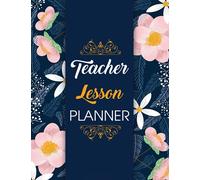 Teacher Lesson Planner: The Best 6-Period Teacher Lesson Planner and Record Book| Undated Plan Book to Organizer for Classroom or Homeschool| Includes Year at a Glance Calendars Quote and Holiday