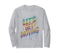 Teacher Let's GET Moving Games Begin Field Day Play On Long Sleeve T-Shirt