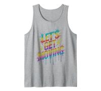 Teacher Let's GET Moving Games Begin Field Day Play On Tank Top