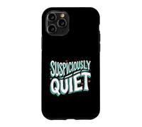Teacher Librarian Suspiciously Quiet Bookworm Case for iPhone 11 Pro