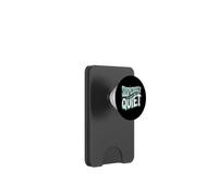 Teacher Librarian Suspiciously Quiet Bookworm PopSockets PopWallet for MagSafe