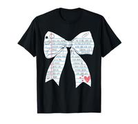 Teacher Life Coquette Bow Back To School First Day Of School T-Shirt