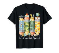 Teacher Life School Supplies Pencil Education T-Shirt