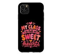 Teacher My Class Full Sweet of Hearts Pre K Kindergarten Case for iPhone 11 Pro Max