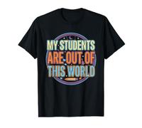 Teacher My Students Out of This World Space School Universe Value Graphic T-Shirt